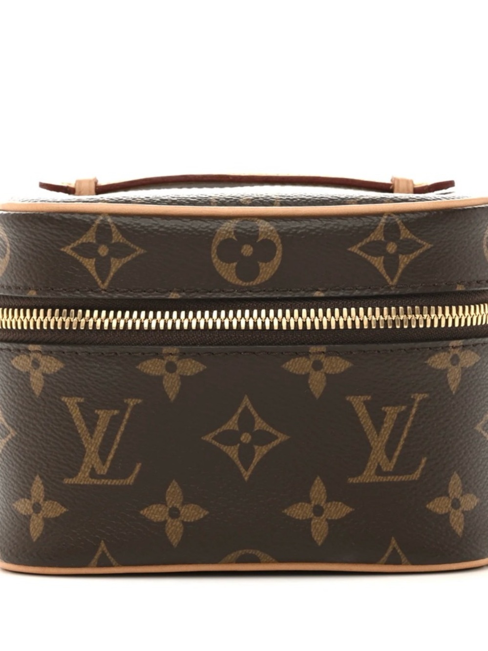 Louis Vuitton Beige/Tan Leather Interior Tag Handbag